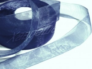 Органза 2,5 см ЧОРНИЛЬНА